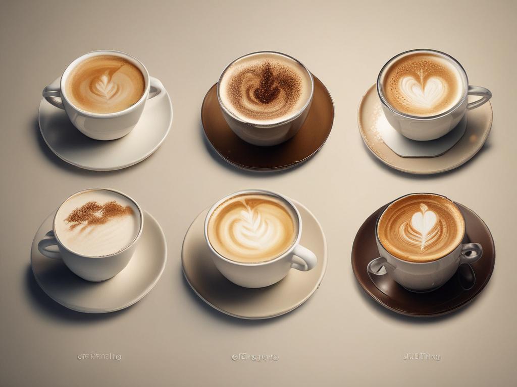 Cappuccino, espresso, steamed milk, froth, coffee