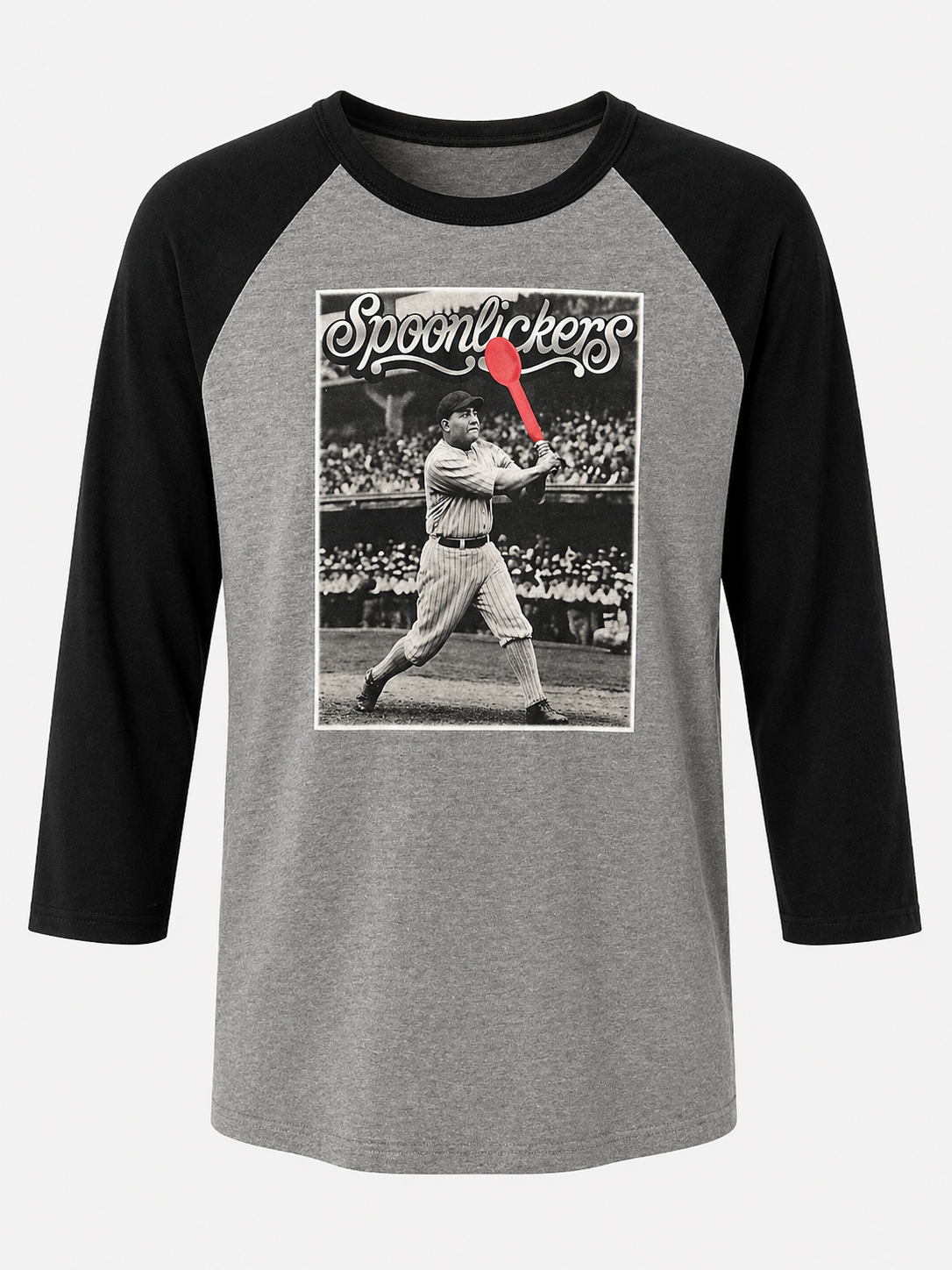 Babe Ruth 3/4 length baseball Tee